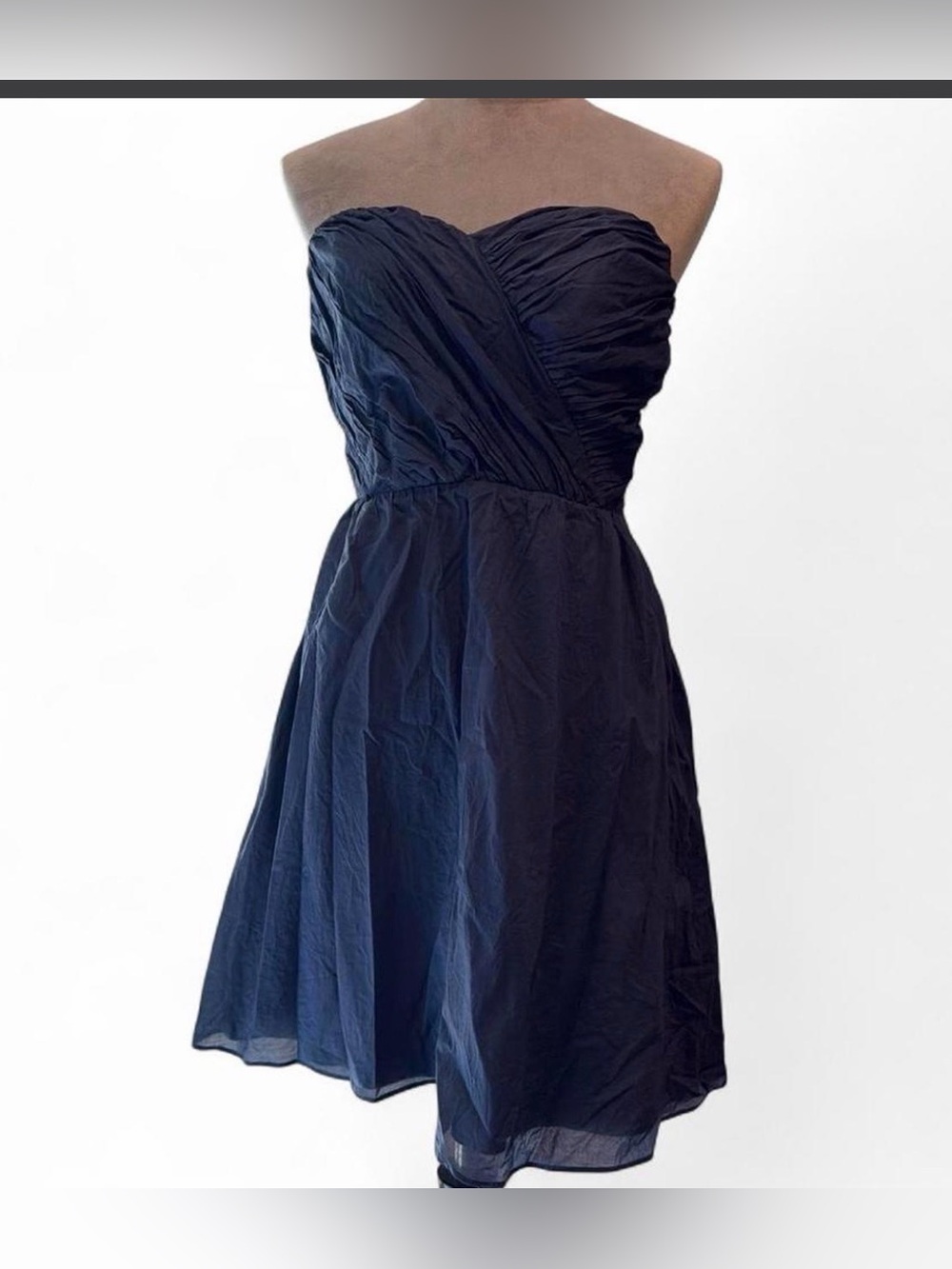 Express Strapless Blue Cocktail Dress
